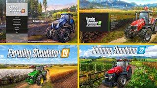 Fs15 vs Fs17 vs Fs19 vs Fs22  PC Game Comparison  Timelapse 