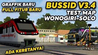 AKHIRNYA UPDATE BUSSID V3.4  FULL FITUR TEST MAP WONOGIRI - SOLO ADA KERETANYA 