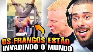 Reagindo aos frangos na academia - Leo Stronda feat. Marrom Albino