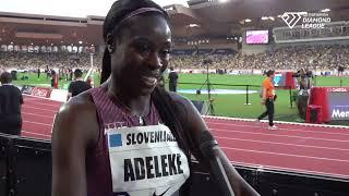 Rhasidat Adeleke Wins Monaco Diamond League 400m in 49.17