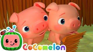 Three Little Pigs  CoComelon Animal Time  Animals for Kids