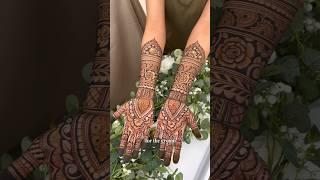 Amazing Bridal Mehndi  #henna #mehndi #shorts