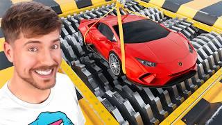 Lamborghini Vs Worlds Largest Shredder