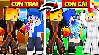 NẾU JACK BIẾN HUY NOOB THÀNH CON GÁI TROLL TÔ GÀ LÀM SINH TỐ TEAM BẤT NGỜ TRONG MINECRAFT*JACK X GÀ