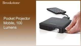 Pocket Projector Mobile 100 Lumens Complete How to Video