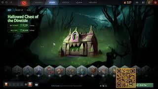 OPENING HALLOWED CHEST OF THE DIRETIDE  Dota 2 2020 Haloween Event