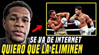 Devin Haney EXIGE que SE BORRE la PELEA contra Ryan Garcia En Los CANALES DE YOUTUBE