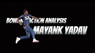 Mayank yadav Bowling action analysis  how mayank clicks 156 kmph a fastest delivery 