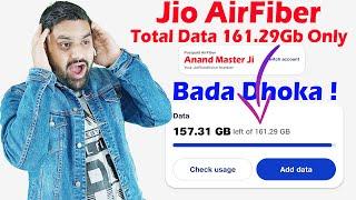 Jio AirFiber Per Month Total GB Data  Jio AirFiber Monthly Total Data  Jio Airfiber Plan Details 