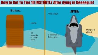 How To get to Tier 10 INSTANTLY After you die Deeeep.io Glitch