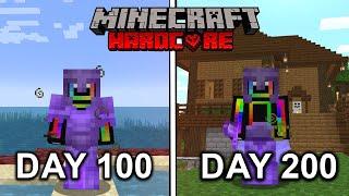 I Survived 200 Days in Hardcore Minecraft...