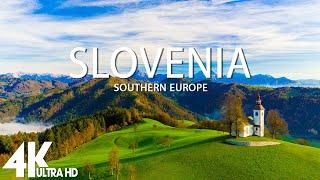 FLYING OVER SLOVENIA 4K UHD - Relaxing Music Along With Beautiful Nature Videos - 4K Video UltraHD