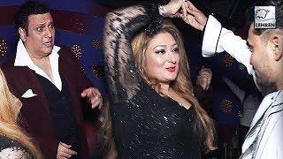 Govindas Wife Sunita Ahujas Crazy Dance At A Party   LehrenTV