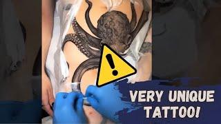 Octopus Tattoo  Crazy Tattoos Girl #tattoo  #wow #girl