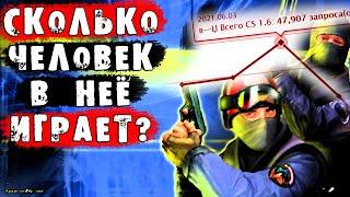 СКОЛЬКО людей играют в CS 1.6 СЕГОДНЯ? Июнь 2021г.