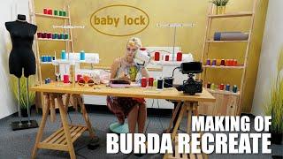 baby lock Spotlights  Making of - burda reCREATE Upcycling Challenge