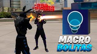 Probé La MACRO de BOLITAS AZULES mas Hacker de Free Fire ME BANEAN️ 