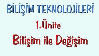 6.Sınıf Bilişim Teknolojileri 1.Ünite  Bilişim ile Değişim  Bilgi ve İletişim Teknolojileri