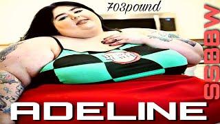 USSBBW Super Star Sweet Adeline bio wiki  703 pounds heavy Models from virginia United States