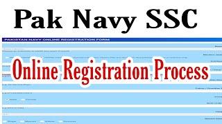 Pak Navy Short Service Commision SSCM Cadet Online Registration Process  Online Apply Process