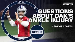 Dak Prescott says ABSOLUTELY NOTHING is wrong with his right ankle  + contract questions  Get Up