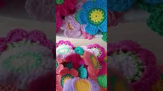 Tığ işi çiçek yapımı #tığişi #crochet #easycrochet #handmade #elişleri #knitting #örgü