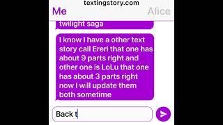 Jasper x Bella Texting story part 1
