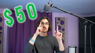 Super cheap overhead mic setup for warm clean audio  AUDIO TUTORIAL