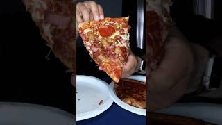 Pizza with Wingstop ranch  #pizza #wingstop #foodshorts #mukbang #asmrsounds