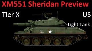 XM551 Sheridan Tier 10 American Light Tank Preview & Stats World of Tanks  WoT