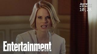 Joelle Carter Recaps Justified In 30 Seconds  Entertainment Weekly