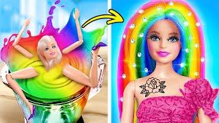 EL CAMBIO DE IMAGEN DEFINITIVO DE LA MUÑECA  Increíble transformación de mi Barbie por YOWZA