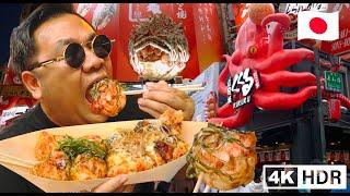 Japan Street Food 10 MUST EAT TAKOYAKI in OSAKA Japan