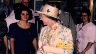 HRH Queen Elizabeth visit to San Ignacio Belize