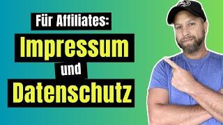 Impressum erstellen für Affiliate Marketing I eRecht24