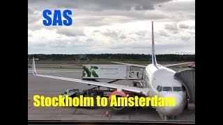 SAS Stockholm to Amsterdam Economy Class