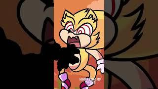 Sonic exe Orange Corrupted But All Phases Sonic Sings It #shorts