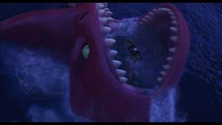 Red Stares and Eats Jacob and Maisie Scene  The Sea Beast