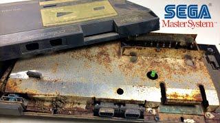 Restoration & repair rusty  SEGA MASTER SYSTEM console