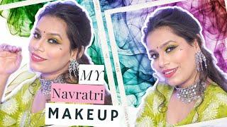 Navratri Garba Night Makeup LookQuick Garba MakeupTutorialEasy Makeup TutorialCOSMOHOLIC SAKSHI