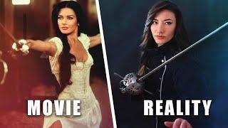 Movie duels vs. real life rapier fights