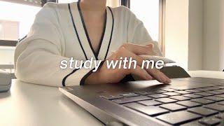 STUDY WITH ME  work motivation 15 hour 90min no break no music real time & asmr