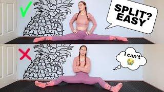 GET YOUR SPLITS IN 5 MIN  EASY SPLITS WORKOUT #splits #gymnastics #homeworkout #stretching