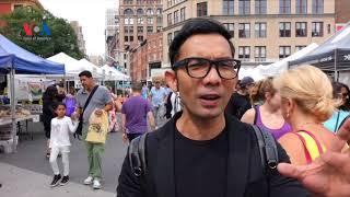 Presenter Insert Indra Herlambang di New York