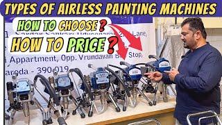 Airless Spray Gun Machines  How to UseAirless Spray Gun  Airless Paint Sprayer