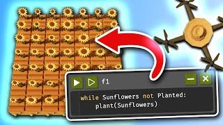 Sunflowers are my BEST Python-Automated Crop