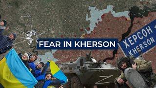 Ukrainian Kherson surviving Russian occupation. Ukraine in Flames #123