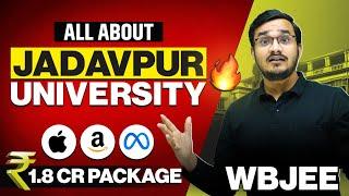 Jadavpur University ️  1.8 Cr Package  WBJEE  Best College Review Series