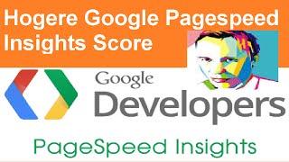 Hogere Google Pagespeed Insights Score