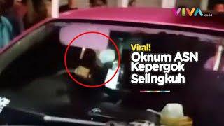 Oknum ASN Selingkuh dengan Mahasiswi Dipermalukan Depan Warga